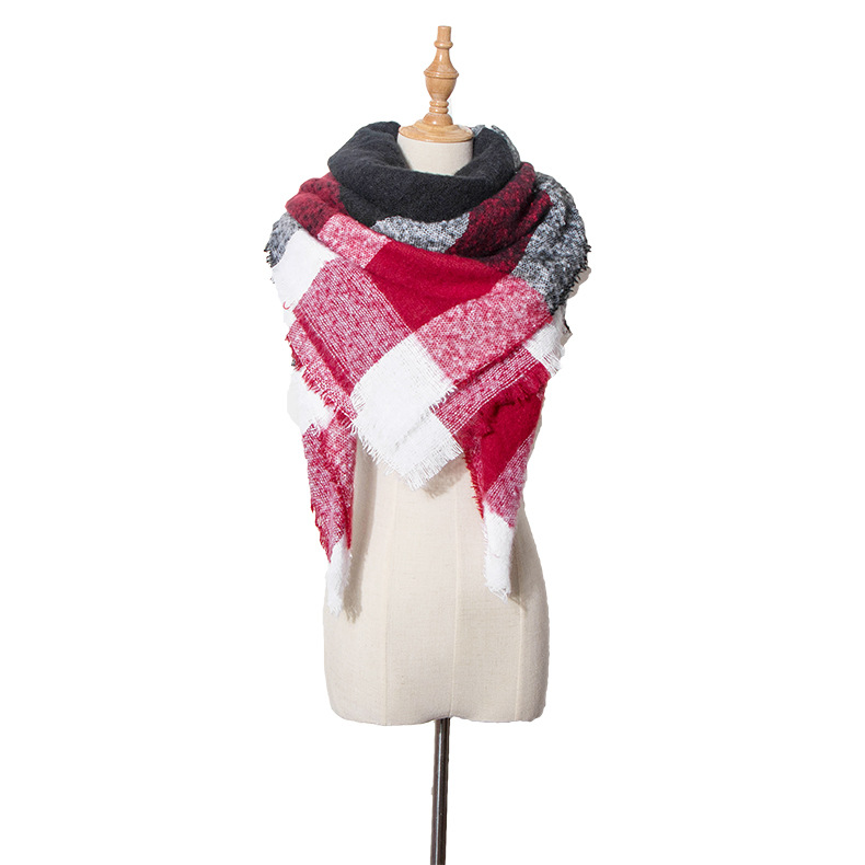 Sciarpe da donna nuova sciarpa quadrata scozzese grande rotonda sabbia scialle sciarpa scozzese da donna fornitura diretta dal produttore_voghion.com