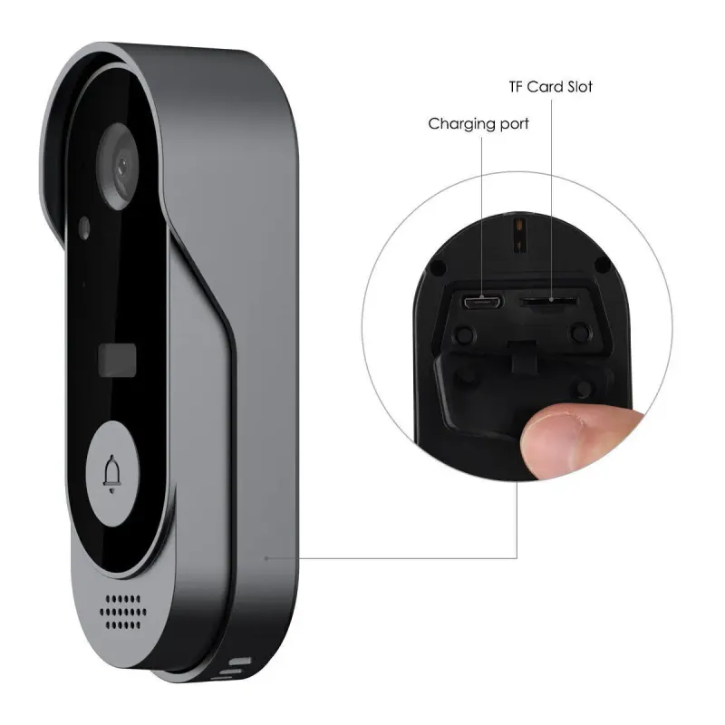 Tuya With Wireless Bundle Doorbell Smart Home WIFI HD Outdoor Phone Camera Security Video Intercom Night Vision_voghion.com