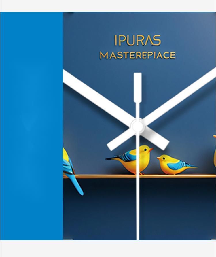 Yipula 7177 Einfache nordische Mode Home Wohnzimmer Wanduhr Moderne kreative Persönlichkeit geräuschlos Quarzuhr_voghion.com