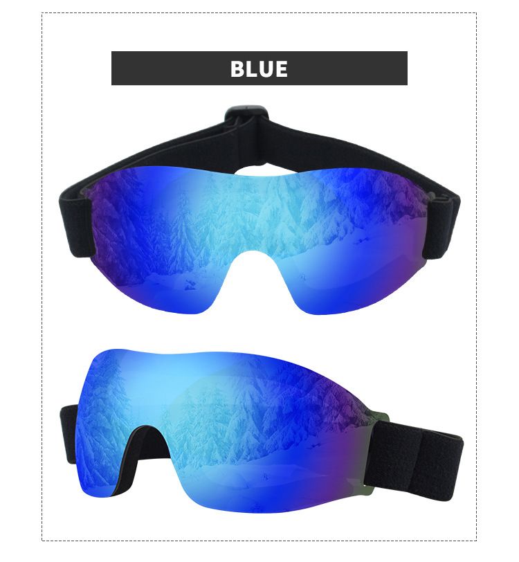 Einschichtige Skibrille für Kinder, hochauflösende, farbenfrohe Schneebrille, winddicht und UV-beständig_voghion.com