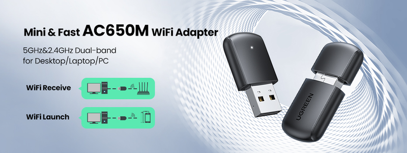 UGREEN USB Bluetooth 5.3 5.0 Dongle Adapter For PC Speaker Wireless Mouse Keyboard Music Audio Receiver Transmitter Bluetooth_voghion.com
