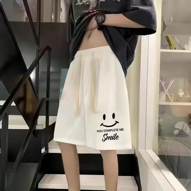 2024 Zomer Sport Shorts, Heren Veelzijdige Casual Koppels Losse Kwart Micro Elastische Strandbroek, Trendy_voghion.com