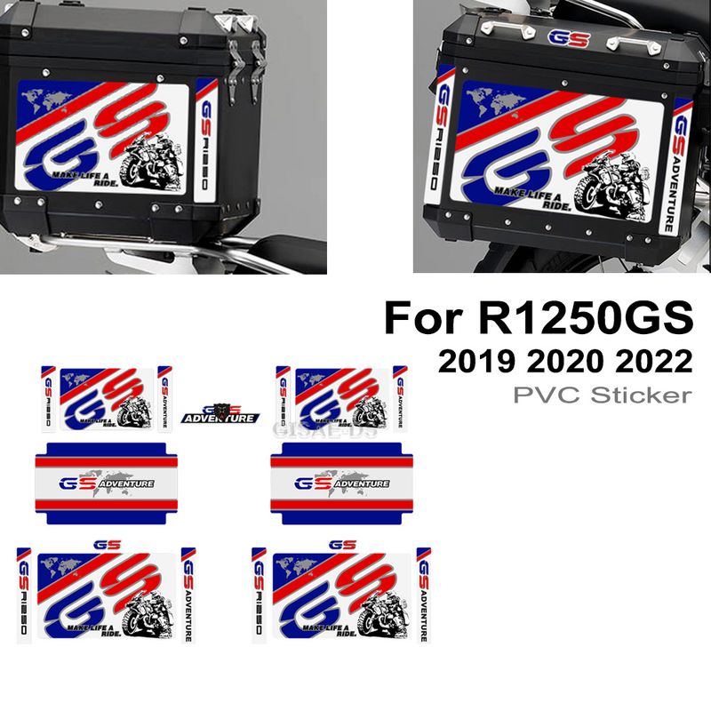 Für R1250GS R 1250 GS GSA HP Adventure Motorrad Kofferraum Gepäckkoffer Aufkleber Aufkleber Kit 2019 2020 2021 2022_voghion.com