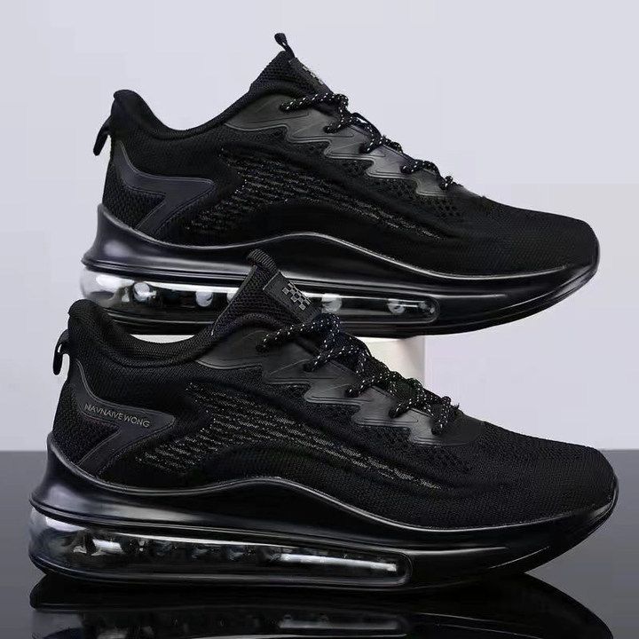 New Sports Air Cushioned Elevated Running Breathable Trendy Men's Fashion Versatile Shoes_voghion.com