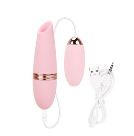 Tongue Lick Suck Jump Eggs Sucker Vibrator Clitoris Sex Toys_voghion.com