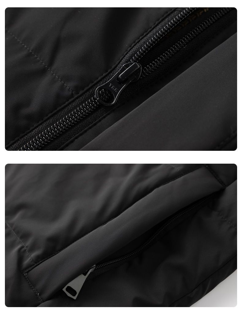 Unisex Extreme Cold Weather Down Jacket – 90% White Duck Down, 600 Fill Power, Waterproof Ski Parka (Black/Red/Navy)_voghion.com