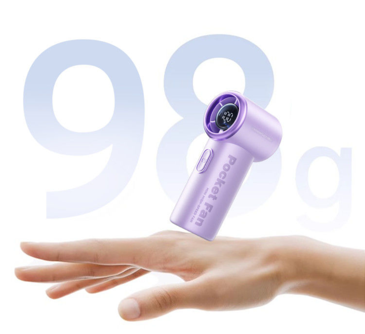 Handheld Mini Cooling Long Battery Life Strong Wind 2025 New Model Small Silent Portable Personal Fan_voghion.com