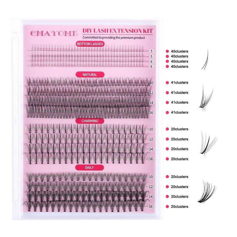 Large - Capacity Best - Selling Lower Eyelashes, Multi - Style False Eyelashes Family Set, Natural And Versatile, Dense Eyelashes_voghion.com