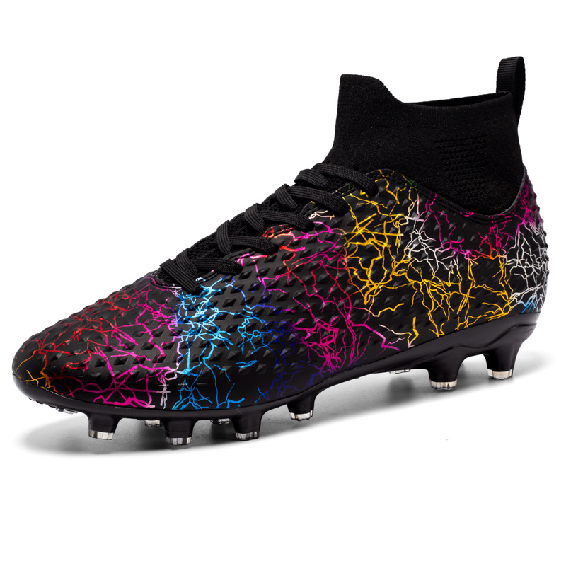 2023 New Breathable Durable Indoor High Collar, Long Nail, Short Nail Couple Football Shoes, Training Shoes_voghion.com