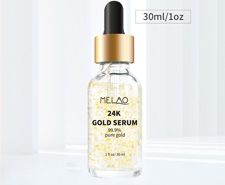 Melao24k Gold Original Solution Nawilżająca, liftingująca i naprawcza pielęgnacja twarzy Esencja ze złotej folii_voghion.com