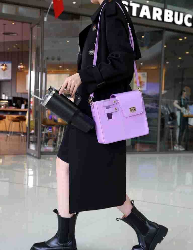 Borsa per tazza d'acqua portatile per bevande all'aperto, grande thermos universale, borsa rosa monospalla per tazza d'acqua, borse a tracolla_voghion.com