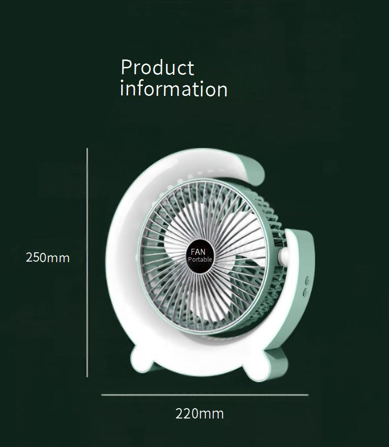 Ventilatore pieghevole a 100 velocità, ricaricabile tramite USB e montabile a parete (ventilatore portatile da scrivania per ufficio/dormitorio, ultra silenzioso, con inclinazione regolabile)_voghion.com