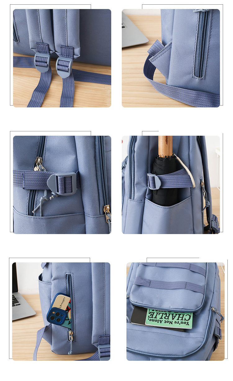 Zaini per bambini, estate, nuova stagione scolastica, zaino per studenti della scuola primaria di 3a e 4a elementare, stile coreano, semplice, grande capacità, borsa casual in tela_voghion.com