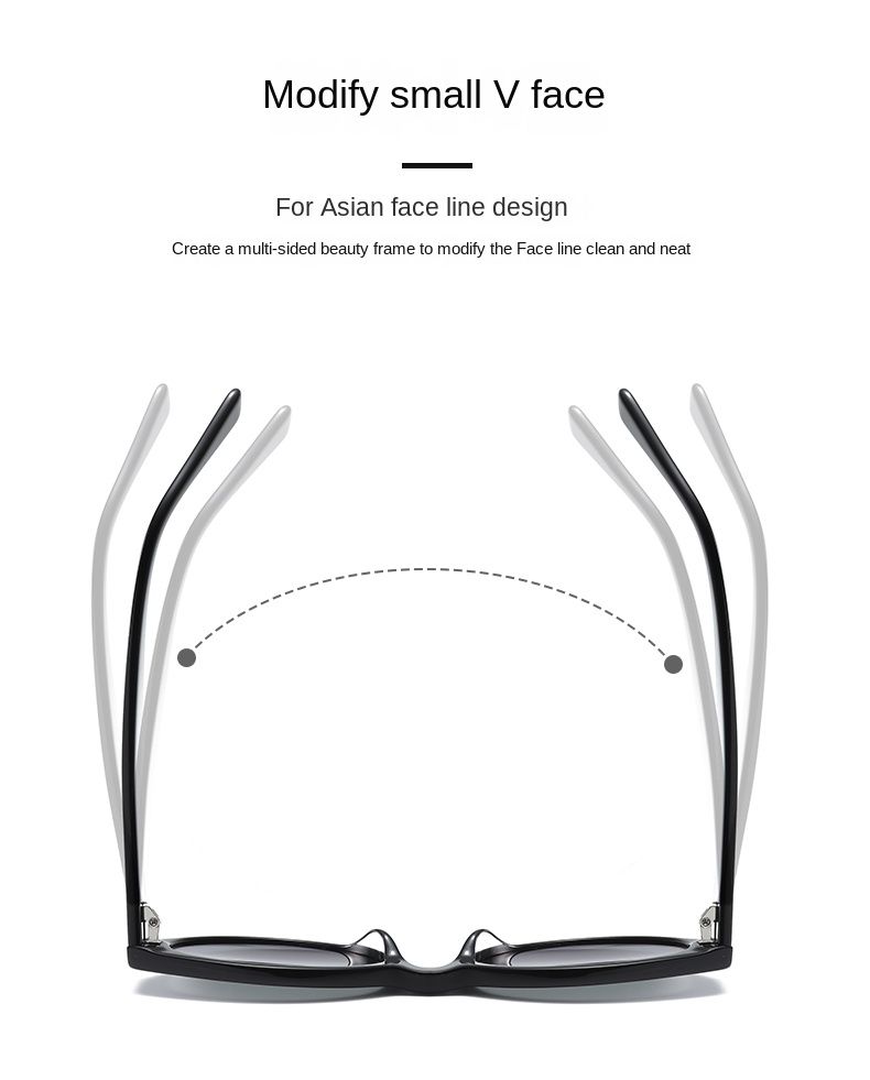 Montatura grande, materiale in fogli, occhiali da sole modello 5029_voghion.com