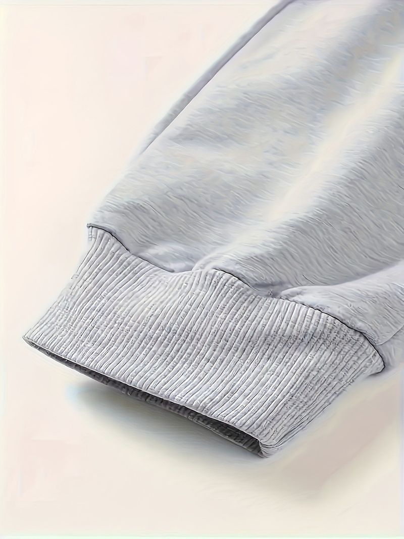 Men's Jogger Pants – High-Street Vintage Style, Cotton-Blend Cuffed Hem (S-XXL, Black/Khaki/Light Grey)_voghion.com
