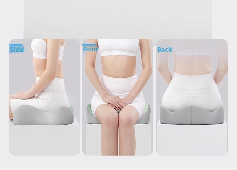 Car Soft Memory Foam Automobile Support Hollow Seat Cushion Slow Pressure Breathable Anti Slip Hip Pad_voghion.com