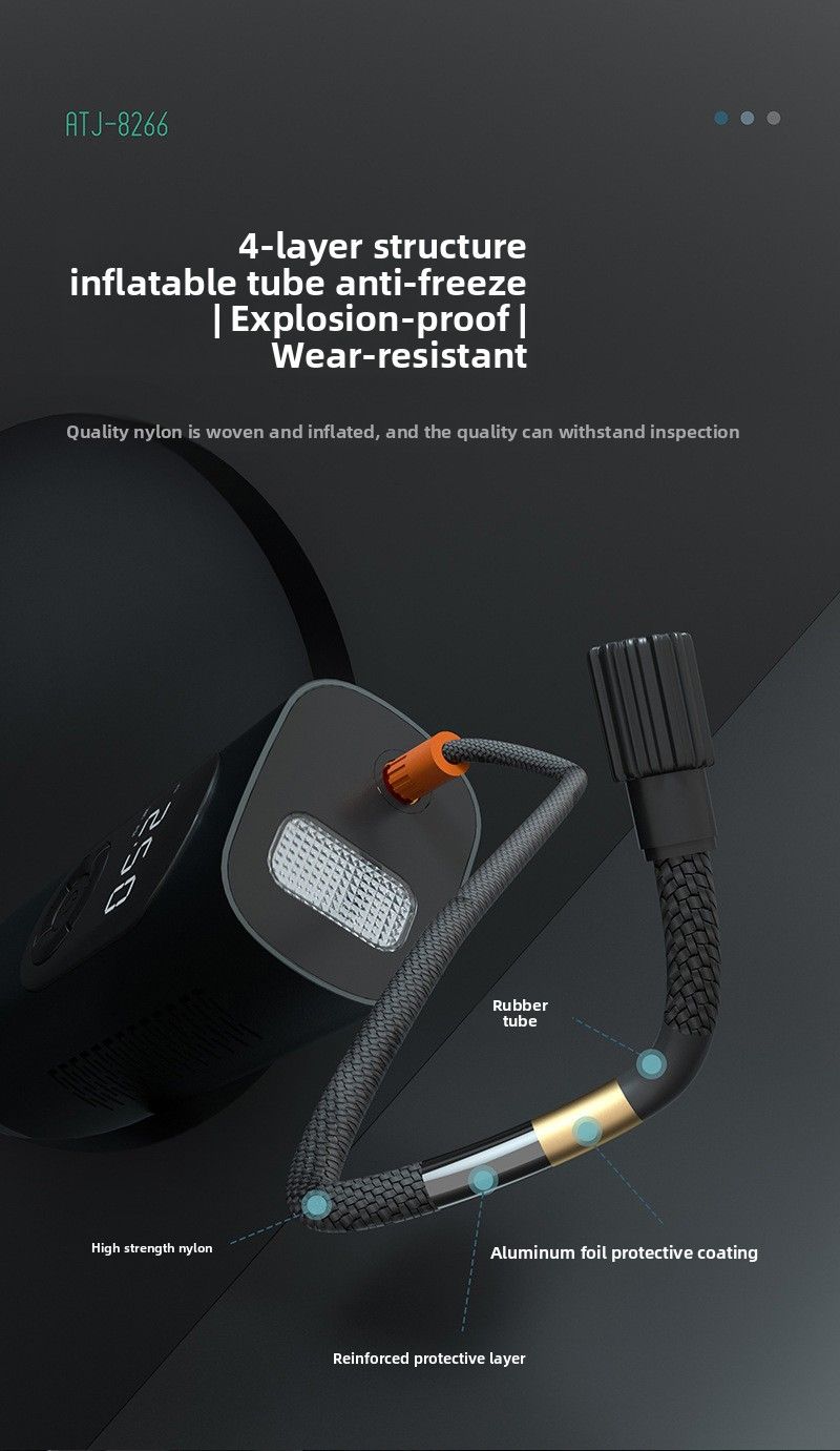 Intelligent Digital Display Tire Inflation, Wireless Charging, Electric Pump For Automobiles, High-power Vehicle Air Pump Cylinder_voghion.com