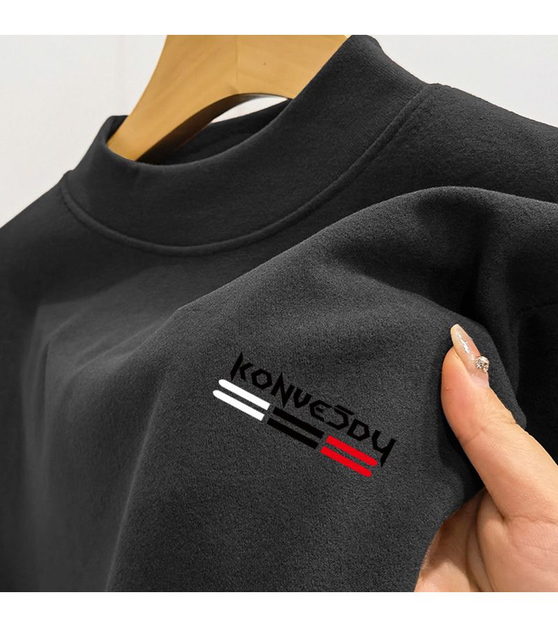 Men's Slim Fit Thermal Underwear Half-Turtle Neck Base Layer Shirt, Breathable & Warm, All-Season Comfort, Multiple Colors & Sizes (M-4XL)_voghion.com
