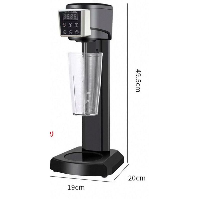 Macchina commerciale per sale da tè, montalatte completamente automatico, frullatore per milkshake, silenzioso, ad alta potenza, capacità 1000_voghion.com