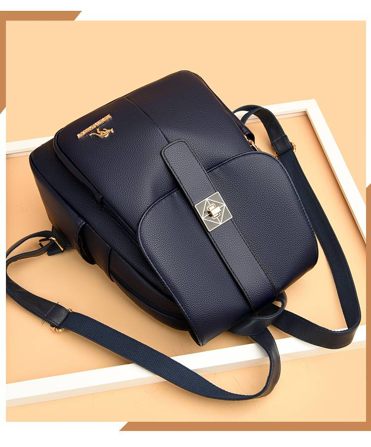 Borsa a marsupio 2024 Zaino in tinta unita alla moda semplice e versatile di nuova moda_voghion.com