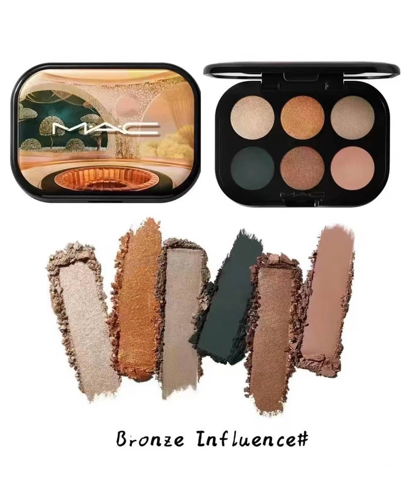 M.A.C CONNECT IN COLOUR, PALETTE DI OMBRETTI/ PALETTE FARD A PAUPIERES X6, PESO TOTALE PESO NETTO..22 02./6.25 g_voghion.com