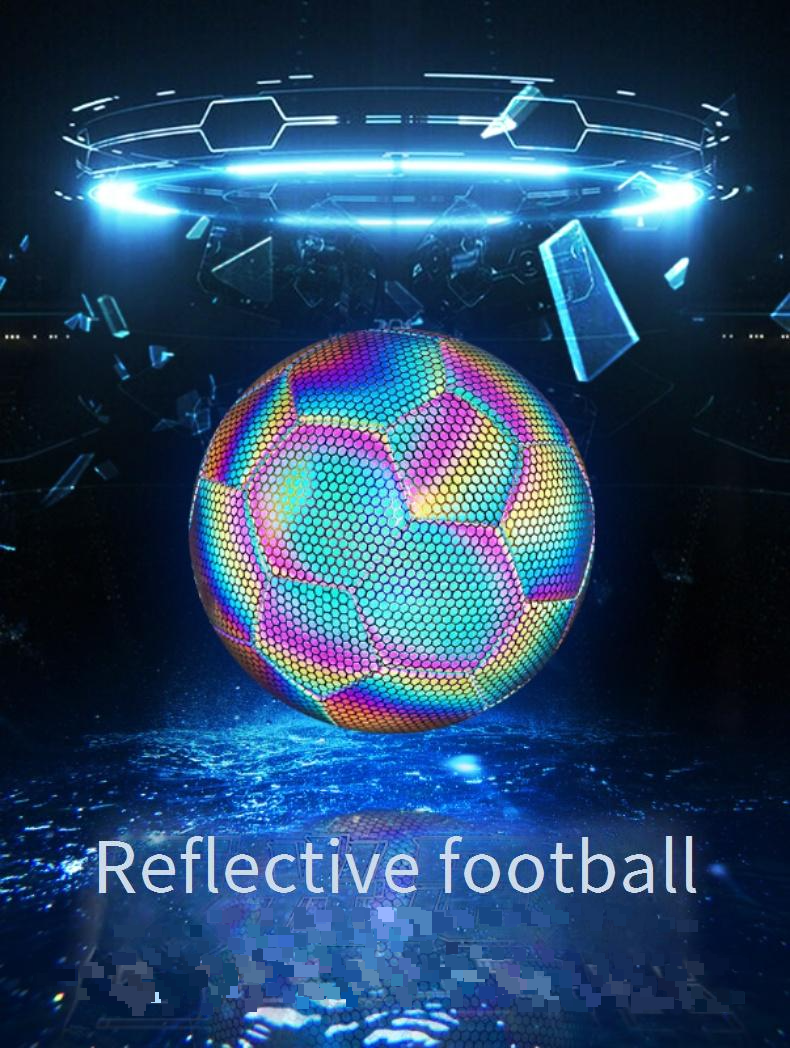 Glow In Dark Football - Durable Machine-Stitched PU Size 5 & 4 For School Training & Matches With Fluorescent & Reflective Features_voghion.com