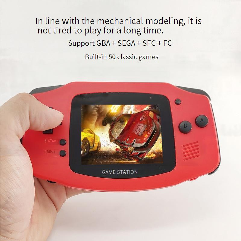 Videogameconsoles GB 60A Draagbare kinderspelconsole ondersteunt vier belangrijke simulators, TF-kaartdownloads, 50 ingebouwde klassieke games_voghion.com