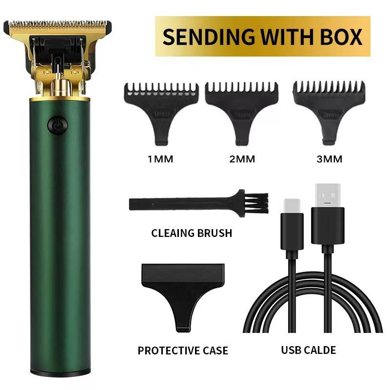 Professional Hair Clipper With Digital Display, USB Rechargeable, Cordless Hair Trimmer For Men & Women, Stainless Steel Blade, Quiet Motor_voghion.com