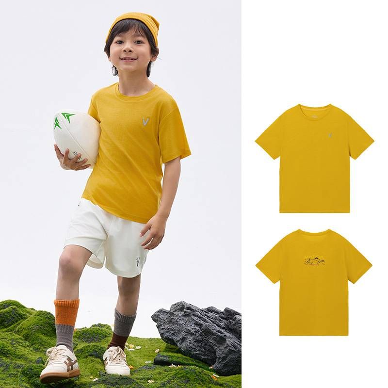 Magliette per bambini in misto lana Tencel, traspiranti, delicate sulla pelle, ad asciugatura rapida, per mamme e bambini - Maglietta estiva morbida e ad asciugatura rapida per bambini e bambine_voghion.com