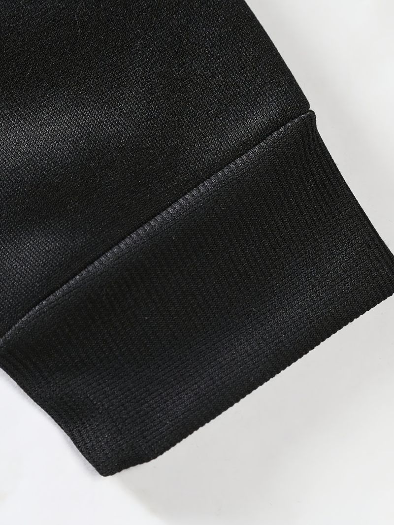 "Sweat à capuche zippé minimaliste pour homme - Pull uni doublé polaire avec capuche à cordon de serrage ajustable pour l'automne/hiver (essentiel streetwear unisexe)"_voghion.com