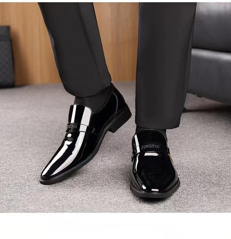 Scarpe da uomo in pelle con punta a punta, stile britannico, casual, business e formale, di grandi dimensioni, 2025_voghion.com