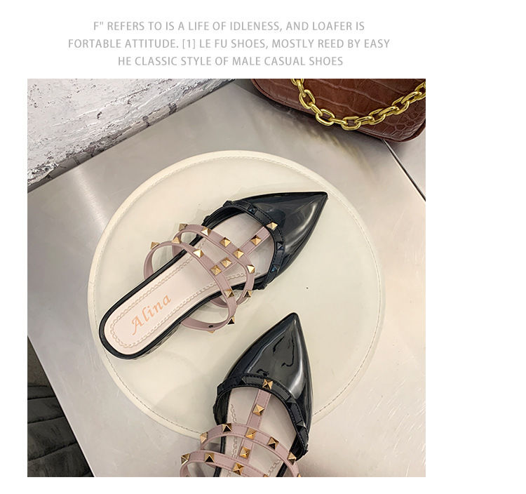 2024 Summer Nei Nietkapp-Hallefpantoffelen, populär am Internet, modesch a villfälteg fir externen Gebrauch, net_voghion.com