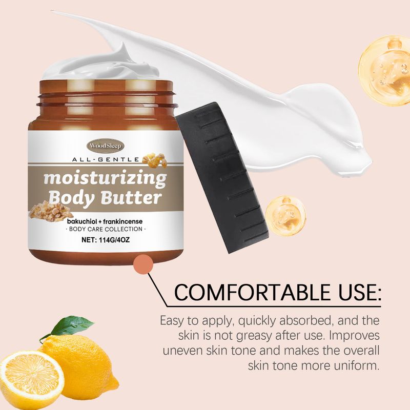 WoodSleep Frankincense Body Butter Moisturizer Moisturizes All Over The Skin With Silky, Creamy Touch_voghion.com