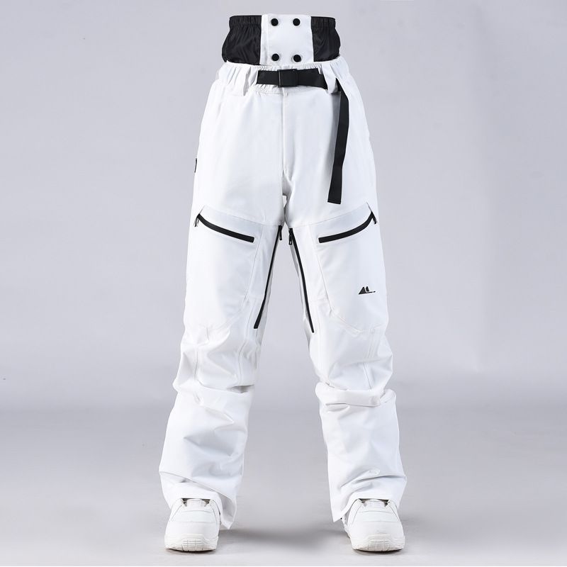 New outdoor sports windproof, waterproond warm single double board skiing casual cotton snow pants supports and_voghion.com