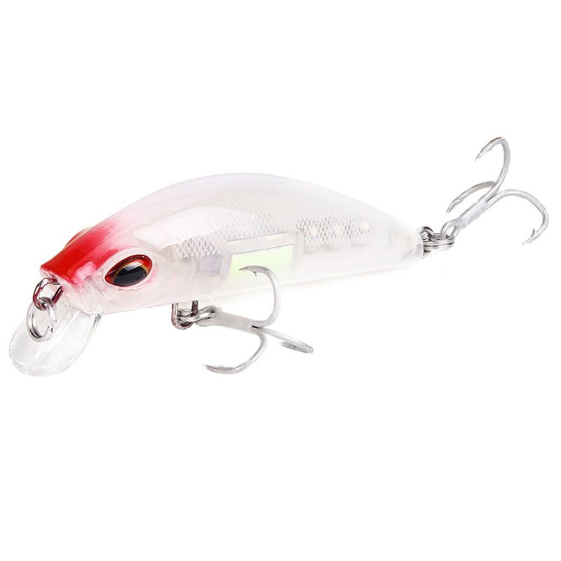 Lure Bait Cross Border Simulation Bait Cietā ēsma Gaismas Minnow ēsmas gredzens Pērlītes Blood Groove Trīs āķi Saldūdens jūras makšķerēšanas piederumi_voghion.com