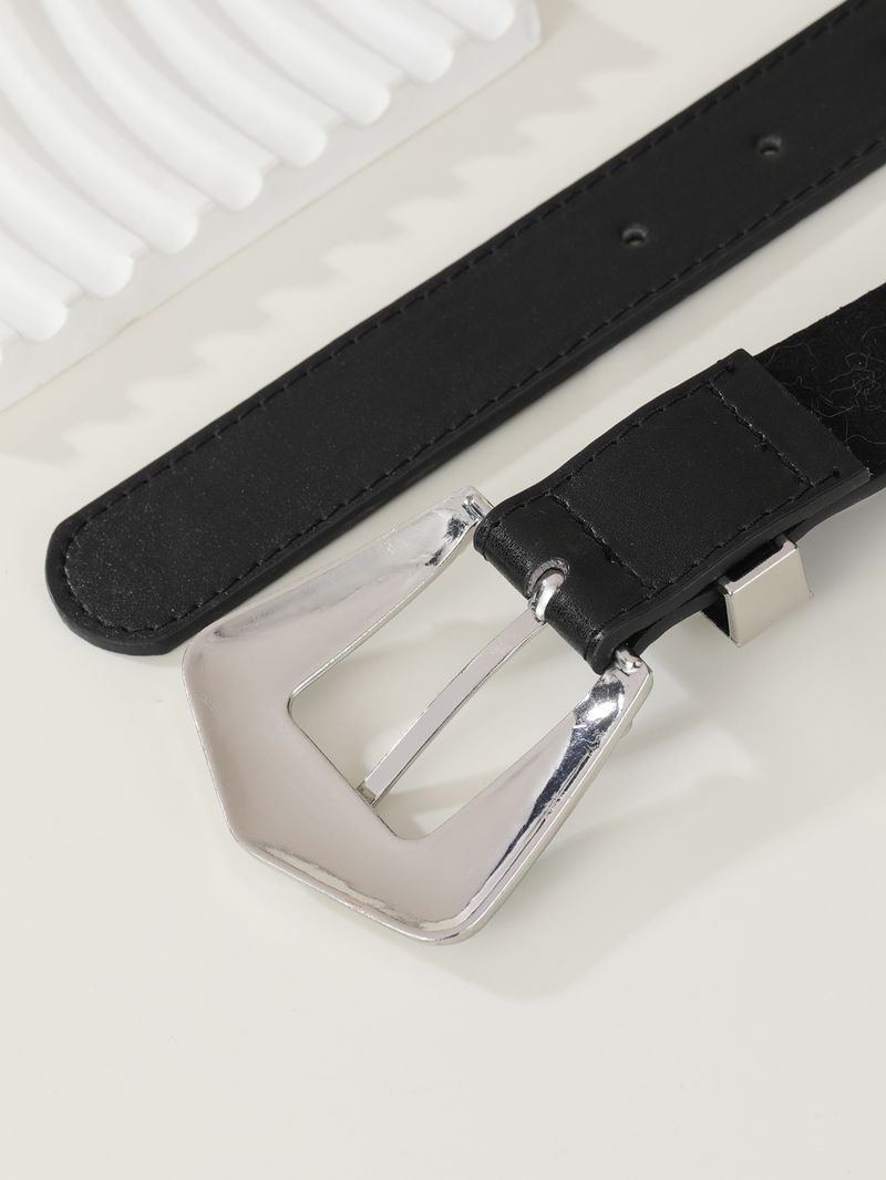 Neuer europäischer und amerikanischer Gürtel für Damen, cooler, vielseitiger Jeansgürtel im Instagram-Stil mit eingelegten blauen Edelsteinen im Vintage-Stil_voghion.com