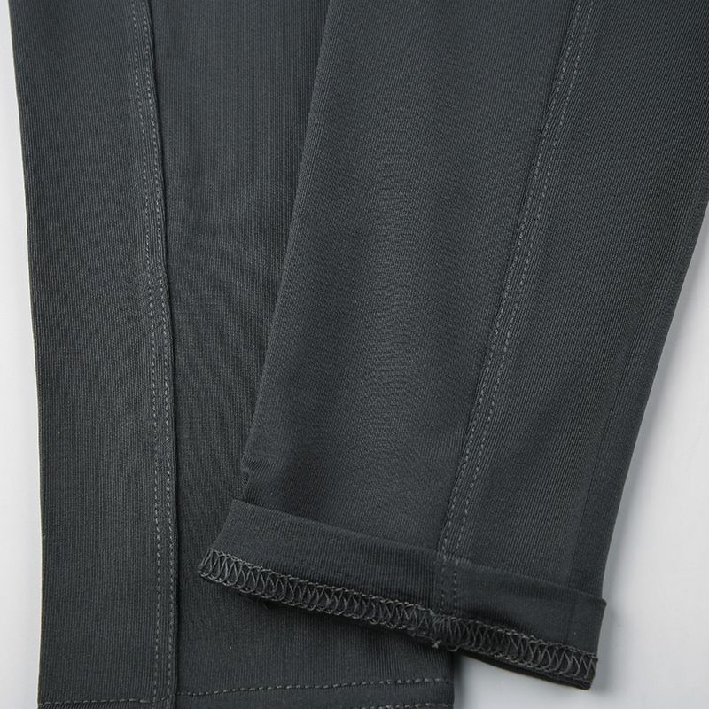 Combinaison deux pièces pour femme, couleur contrastée, col en U, dos nu, moulante, sport, yoga, petits pieds_voghion.com