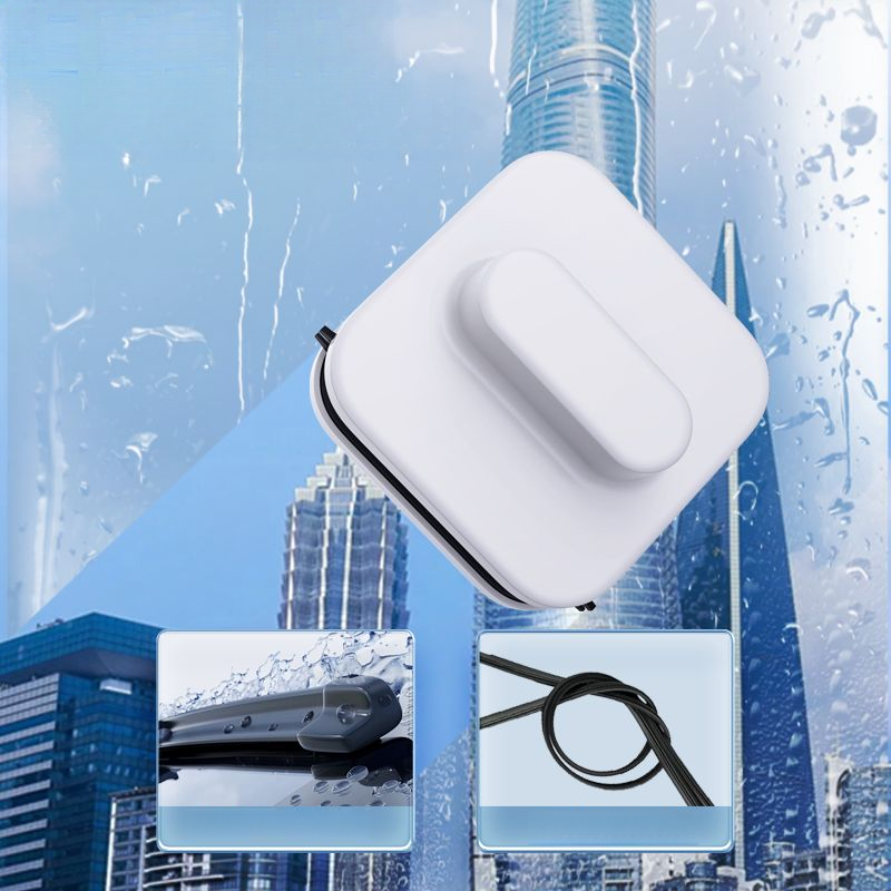 Little Gecko Artifact Doppelseitiger, starker magnetischer Fensterreiniger für den Haushalt, ein- und doppelschichtig, isoliertes Glas_voghion.com