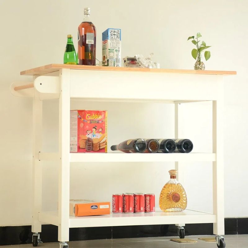 Bianco vino-faggio con cassetti, divisori, scaffali, carrello da cucina, isola portasciugamani, armadietti, scaffali_voghion.com
