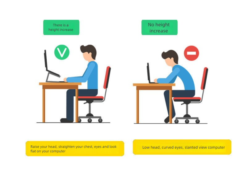 Soporte para teclado de computadora con refrigeración y elevación, artefacto para dormitorio, soporte de almacenamiento para portátiles para juegos_voghion.com