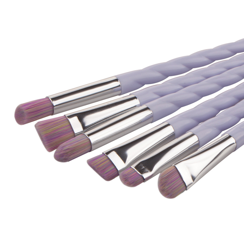 10 Stück Make-up-Pinsel Einhorn Make-up-Tools Lidschattenpinsel Make-up-Set GUJHUI Yuncai_voghion.com