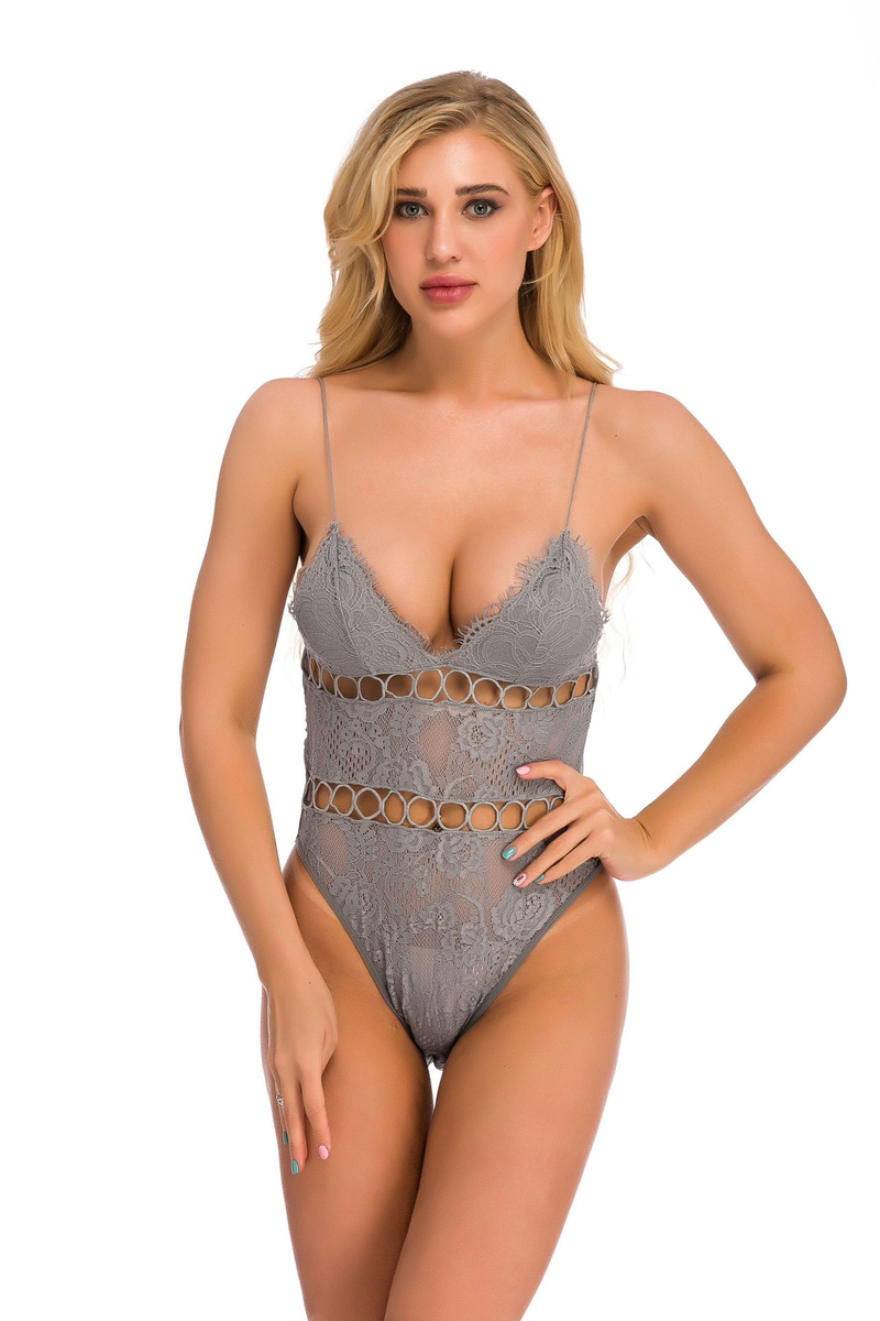 Új, csipkés, hálós, szexi, egyrészes, alakformáló, push-up női egyrészes ruha_voghion.com