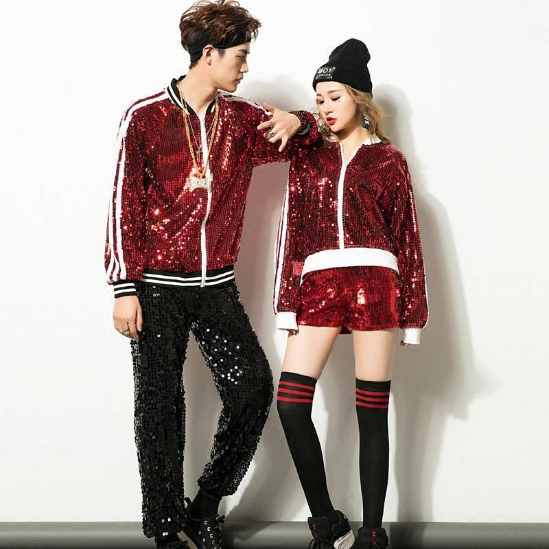 Men's Clothing New Ds Performance Costumes Nightclub Men's Singer Hip Hop Bar Dj Jazz Stage Costume Sequined Street Dance Jacket Men's_voghion.com