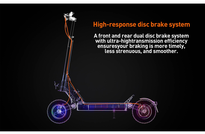 Električni skuter JOYOR S5-Z, 48V 13Ah baterija, 600W motor, žmigavac, brzina 25 km/h, domet 55 km_voghion.com