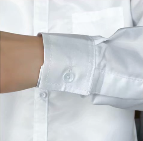 Camicia da uomo a maniche lunghe attillata, non stirabile, camicia formale da matrimonio_voghion.com