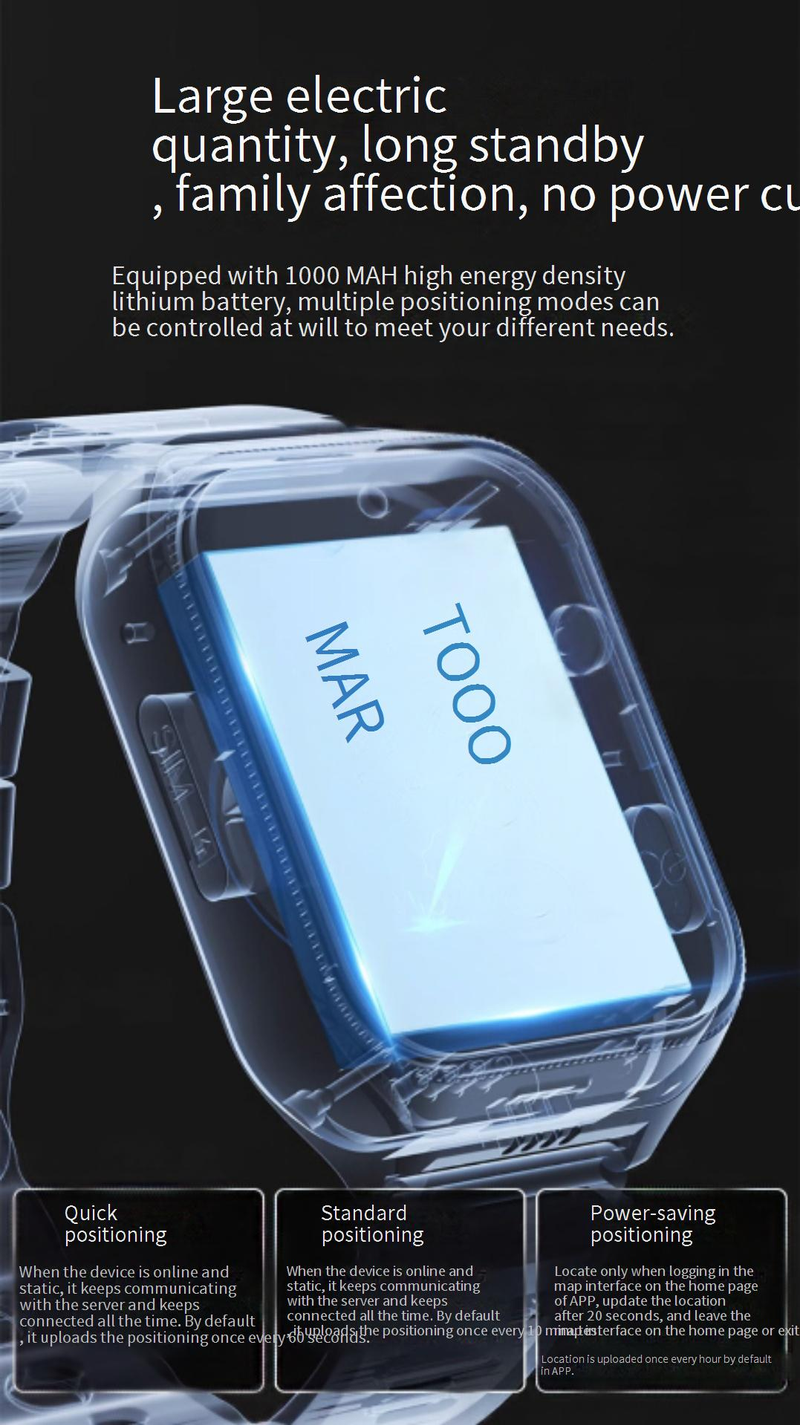 Smart Watches Blood Pressure And Heart Rate Monitoring Smart Bracelet 4G Full Network Voice And Video Call Multi Function Sports Health Watch_voghion.com