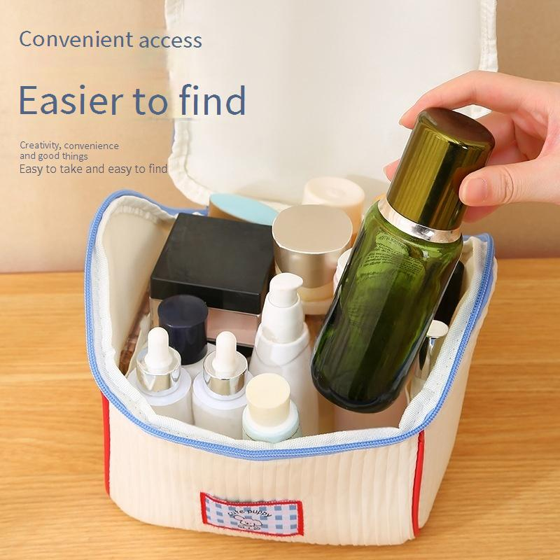 Niedliche Kosmetiktasche in Hausform – Kosmetik-Organizer mit großem Fassungsvermögen für unterwegs (elegant und tragbar, perfekt für die Aufbewahrung von Toilettenartikeln und Hautpflegeprodukten)_voghion.com