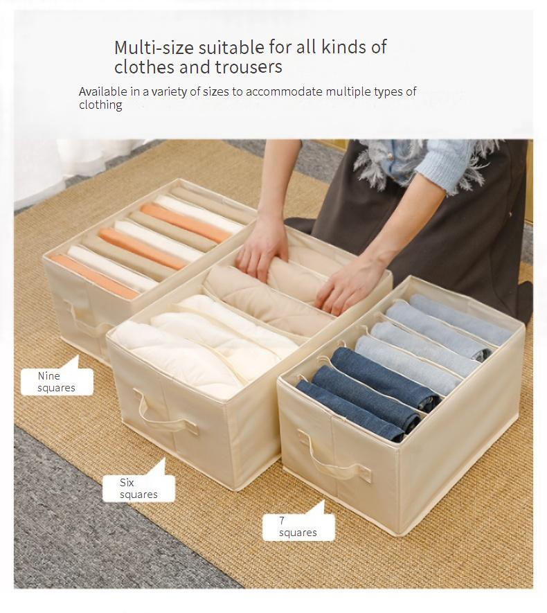 Stoff-Aufbewahrungsbehälter für die Schrankorganisation – faltbare Mehrzweckkörbe für Kleidung, Decken und Heimdekor (atmungsaktives und platzsparendes Design)_voghion.com