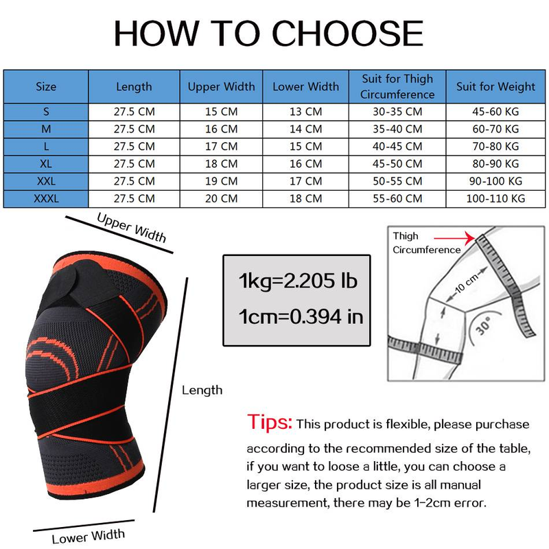 Lohnende 1PC Sport Knieschoner Männer Druck Elastische Knieschoner Unterstützung Fitness Gear Basketball Volleyball Brace Protector_voghion.com