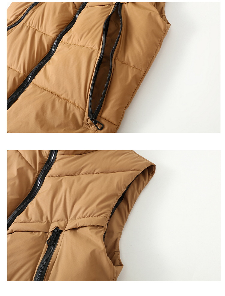 Abbigliamento da uomo: gilet invernale da uomo taglie forti, giacca casual senza maniche con colletto alla coreana alla moda, gilet caldo in misto cotone per taglie forti e alte_voghion.com